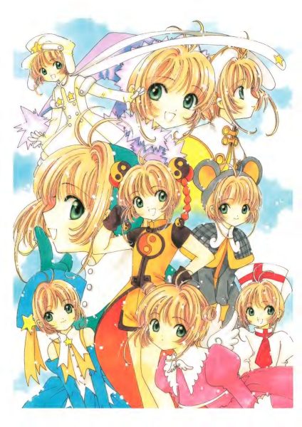 图片[11]-C735-魔卡少女樱插画集 3：Extra-爱画画的卷心菜
