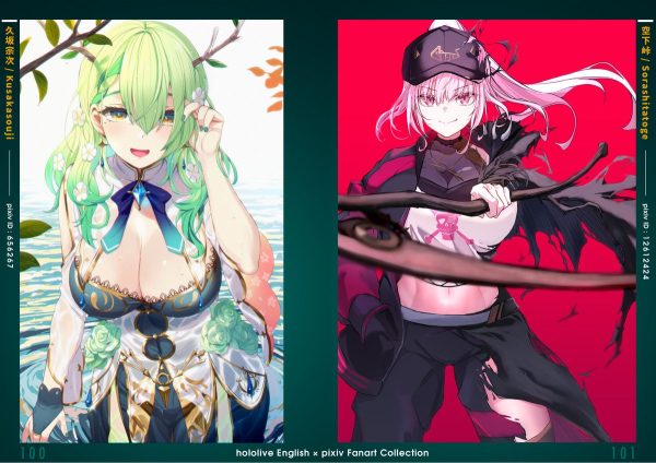 图片[12]-C832-Hololive English pixiv粉丝插画集-爱画画的卷心菜