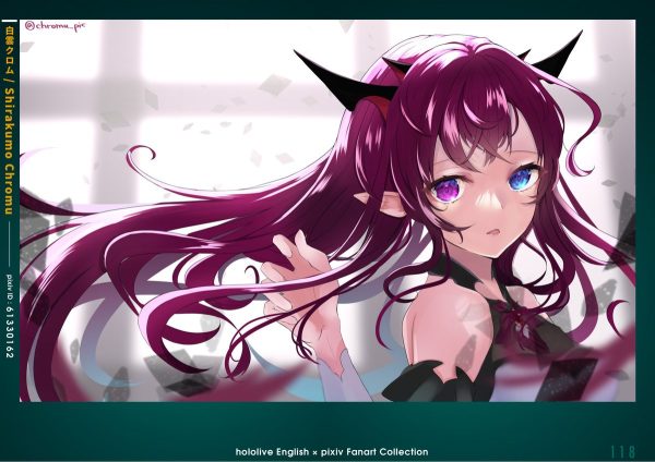图片[14]-C832-Hololive English pixiv粉丝插画集-爱画画的卷心菜