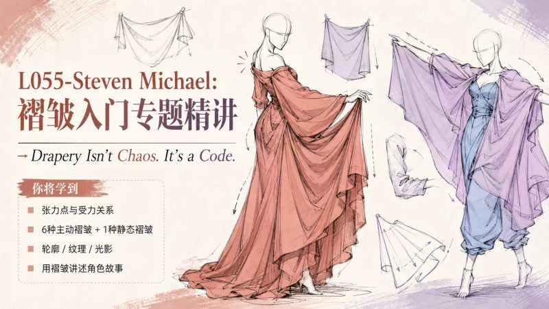 更新中-L055-Steven Michael:褶皱入门专题精讲